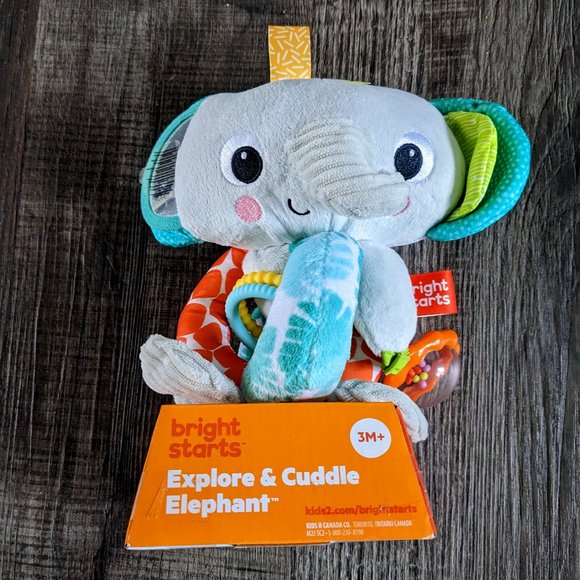 Bright Starts Other - Bright Starts Explore and Cuddle Elephant
